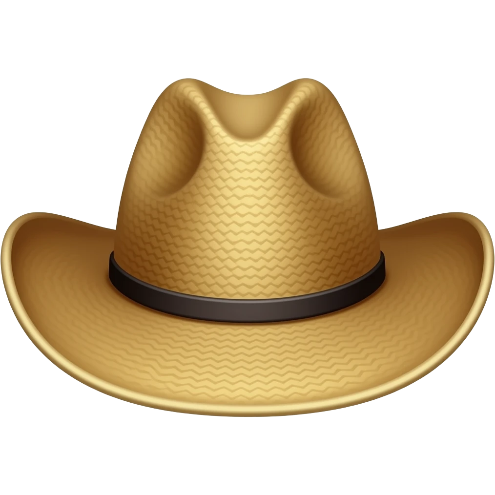 Tan cowboy hat emoji