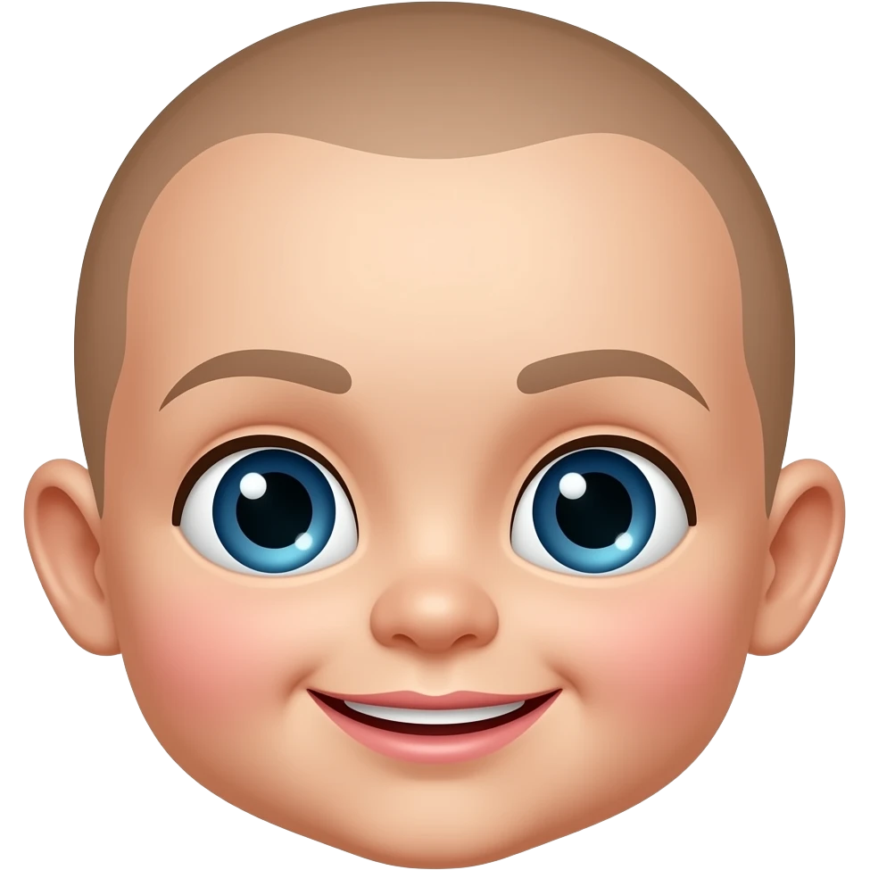 МАЛЫШ ЛИЦО КОНТУР emoji