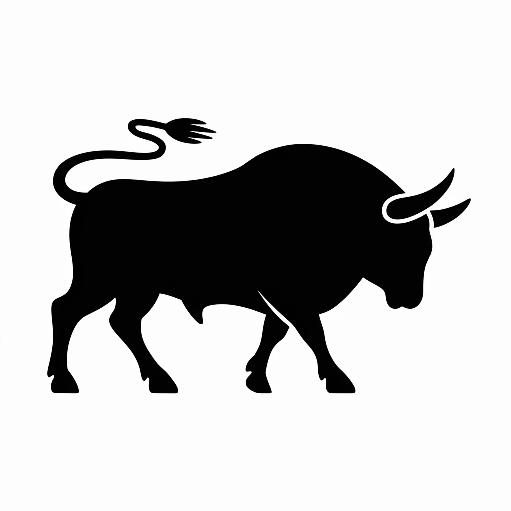 Bull icon black silhouette emoji