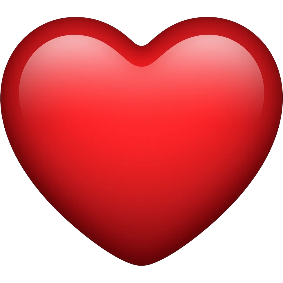 Red heart emoji