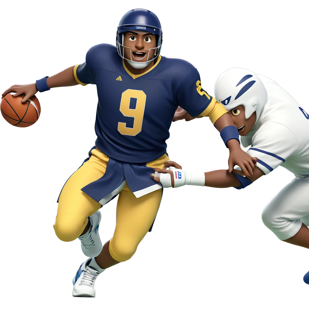 active boys in sports gear emoji