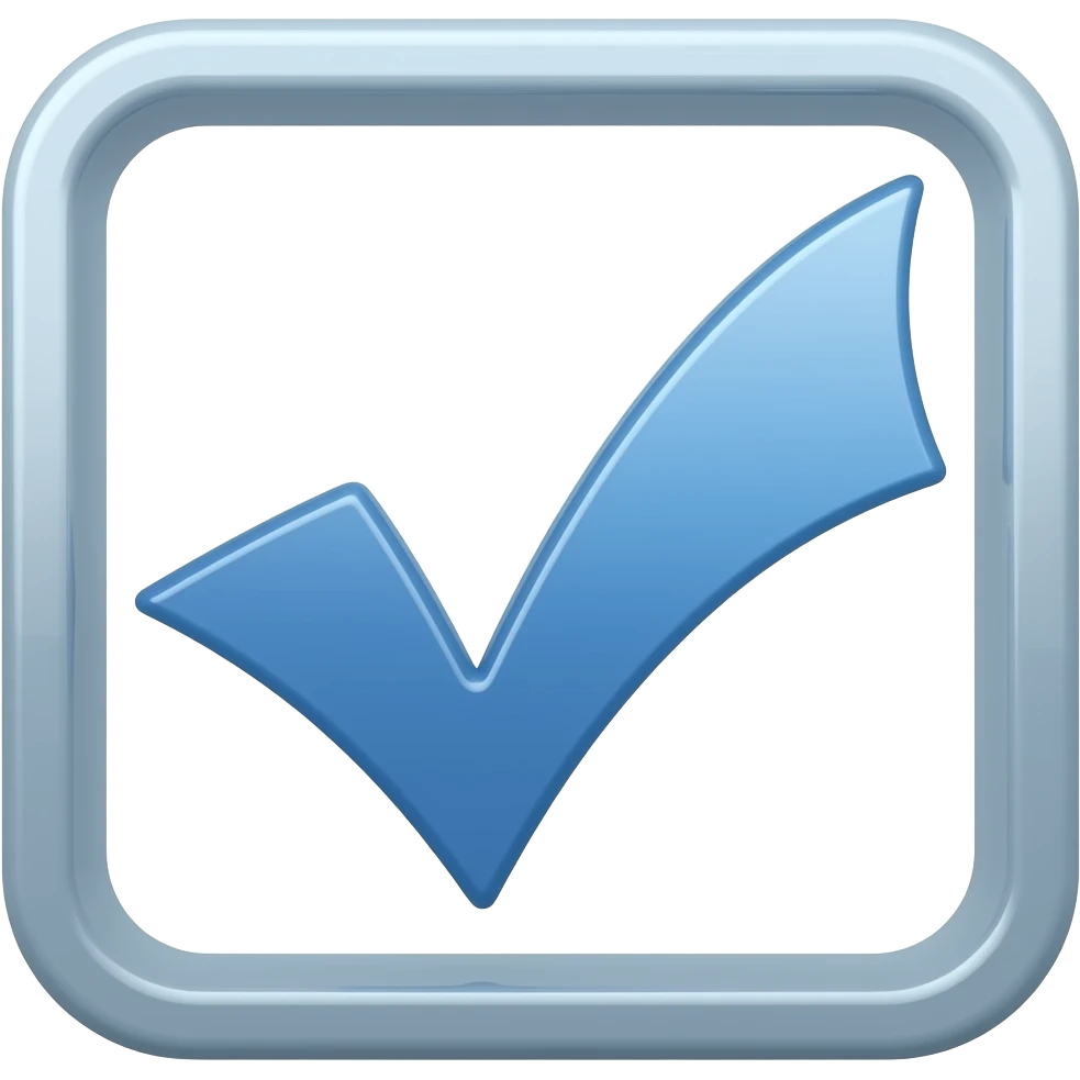 Emogi de verificado azul emoji