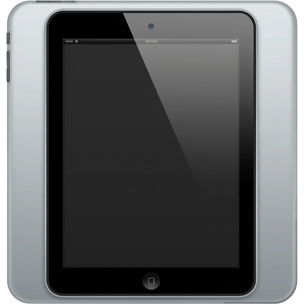 Black Ipad emoji