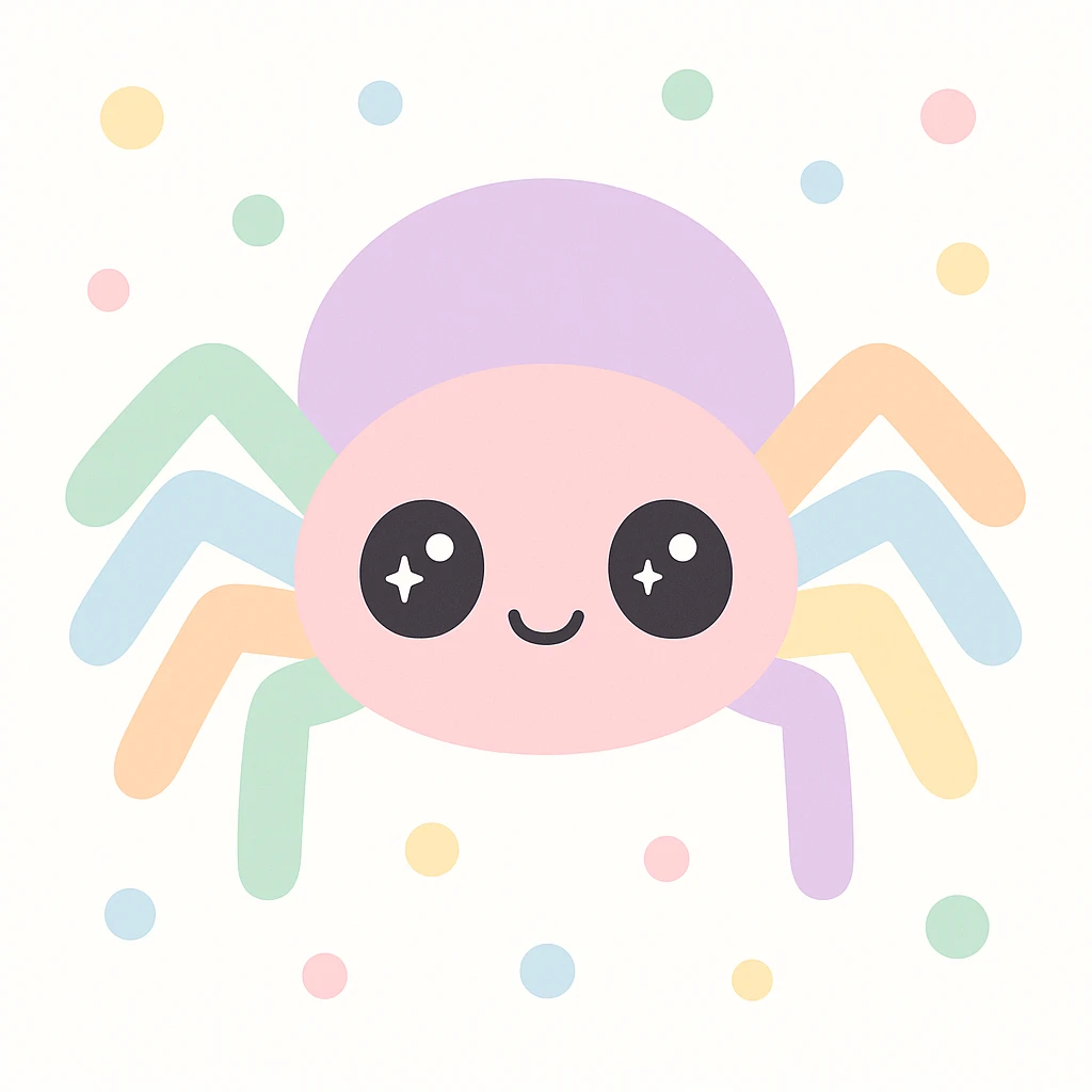 cute spider emoji