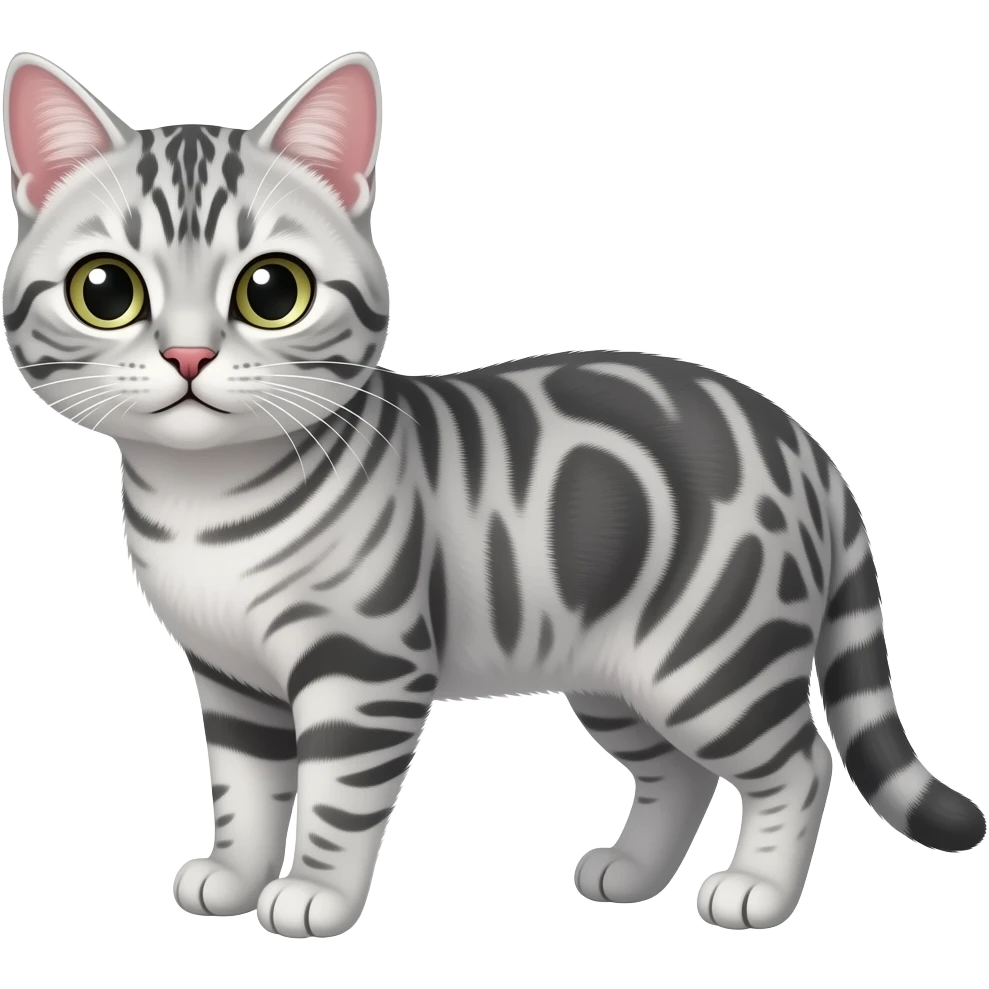 Silver tabby emoji