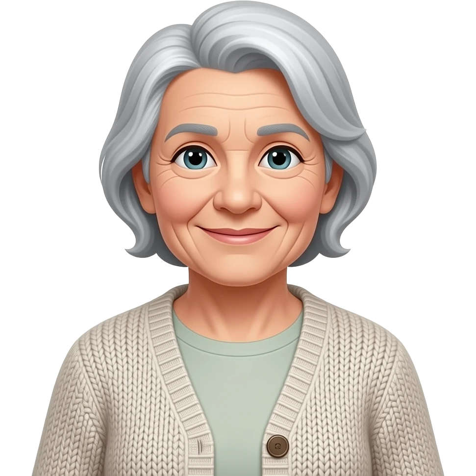 Old grandma emoji
