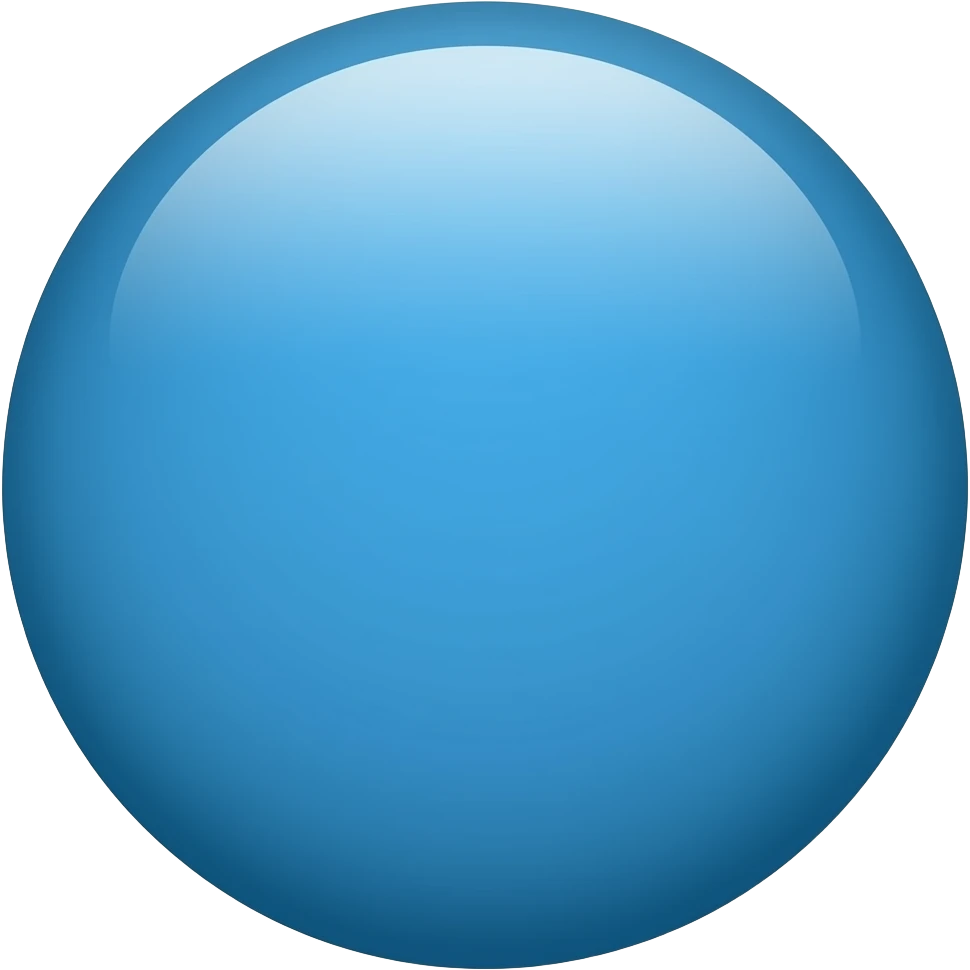 blue circle emoji