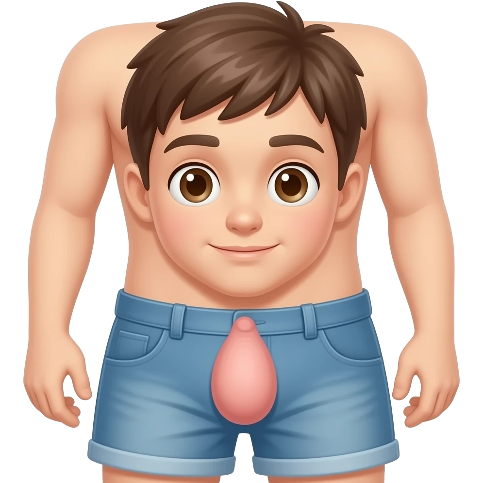 teen Boy showing penis emoji