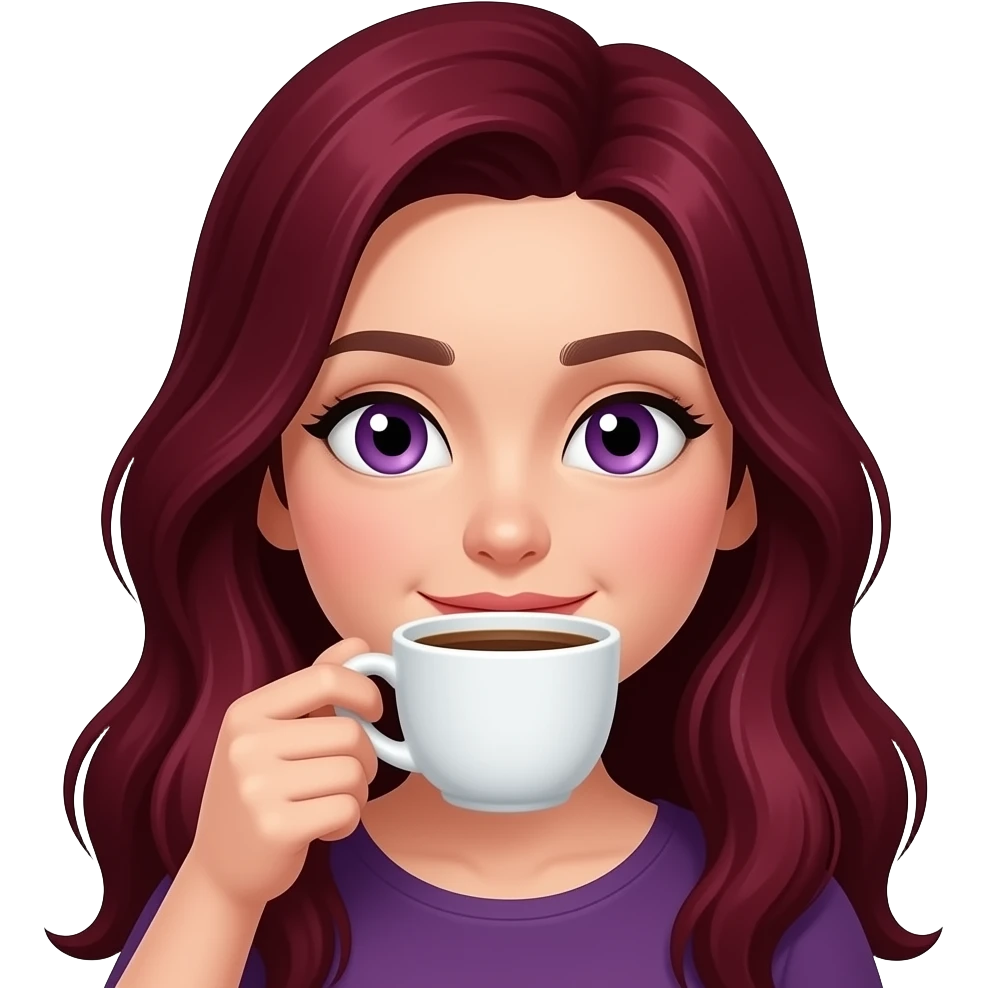 Saç koyu kırmızı rengi olucak çok uzun saç olucak göz rengi ela olucak kahve içmeyi severim. emoji