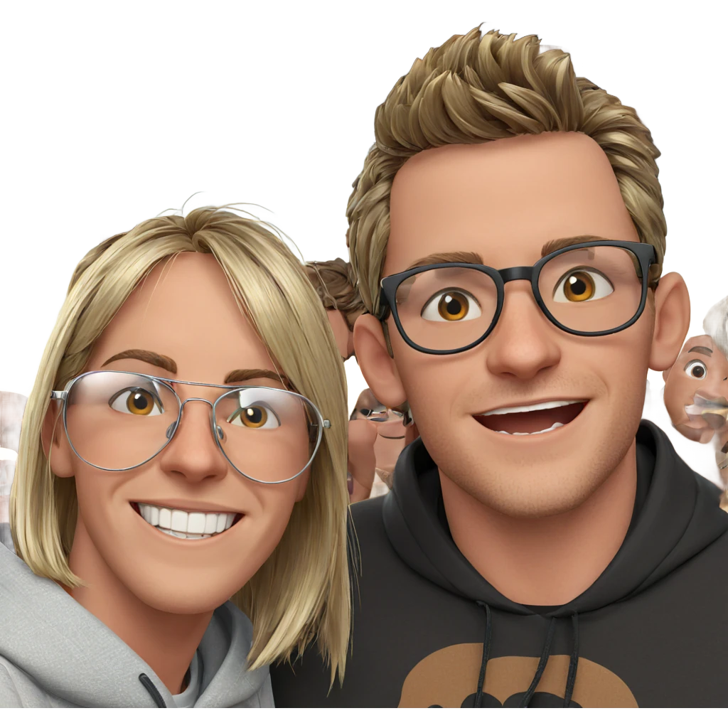 boys smiling at the camera emoji