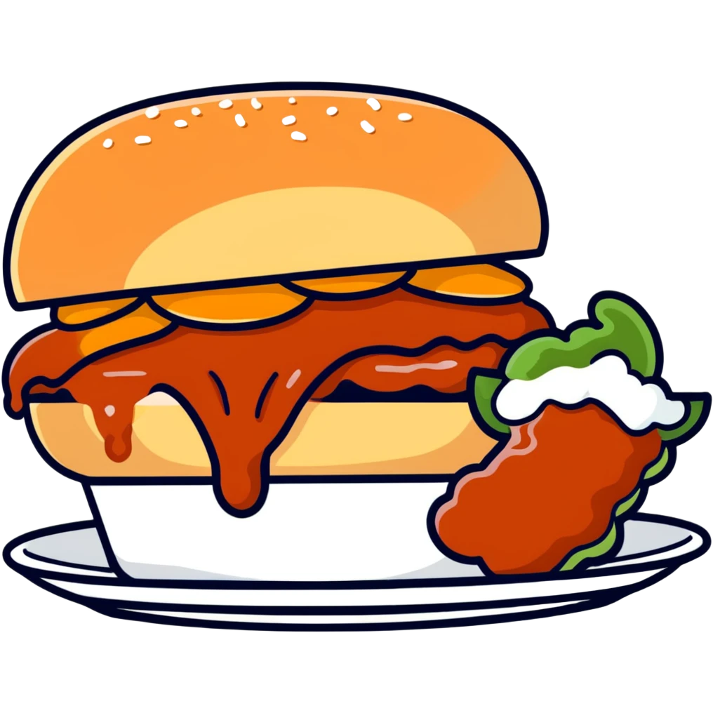 person eating sloppy joe emoji