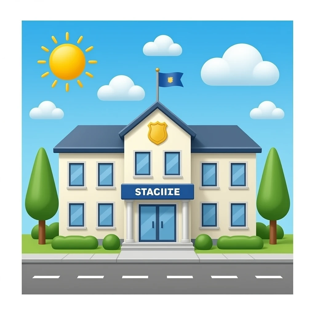 Police station emoji