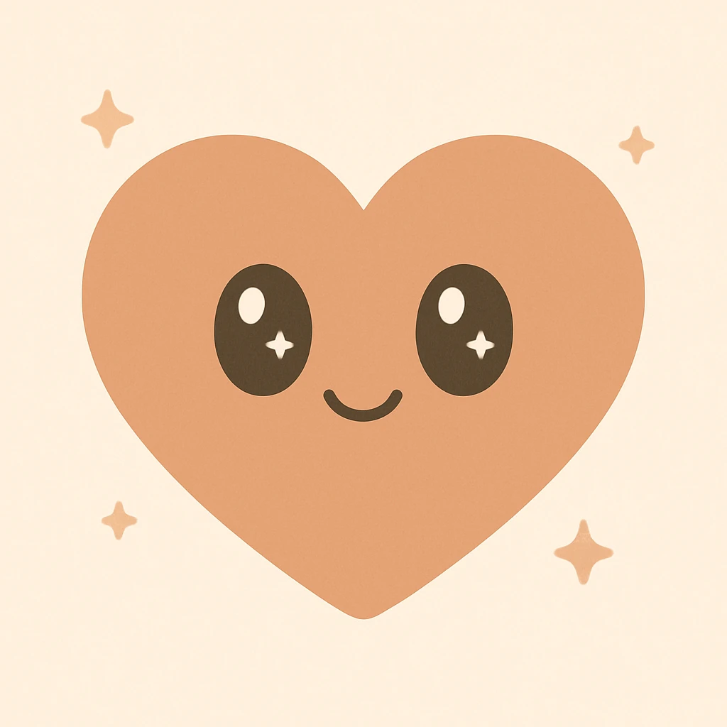 hazel heart emoji emoji