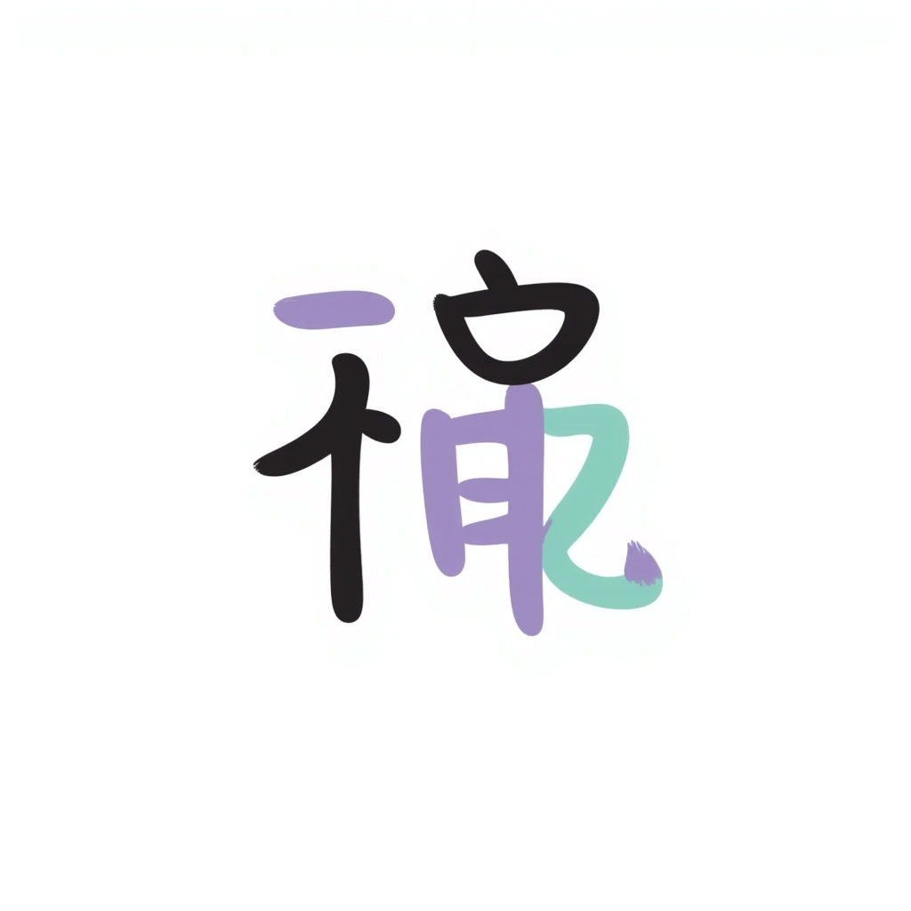 handwritten style Chinese characters '好扯喔' in soft pastel colors lavender purple and mint green, rounded cute font, no decoration, suitable for sticker or emoji text art emoji