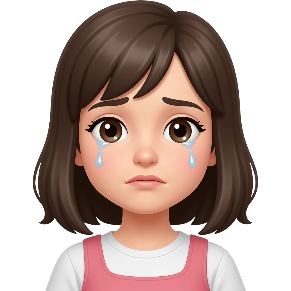 girl cry emoji