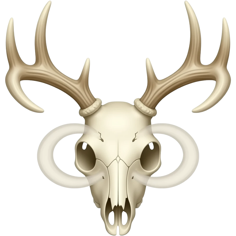 Deer skull emoji