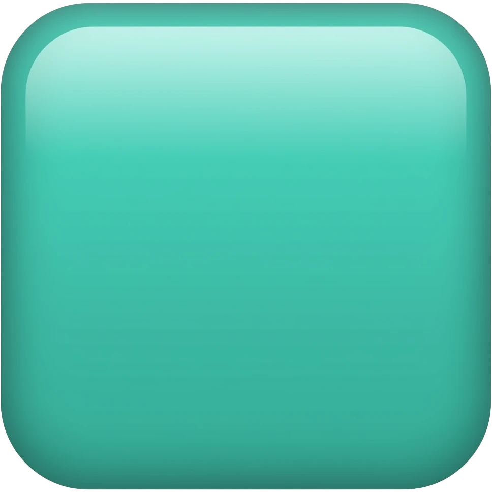 Sea green color emoji emoji
