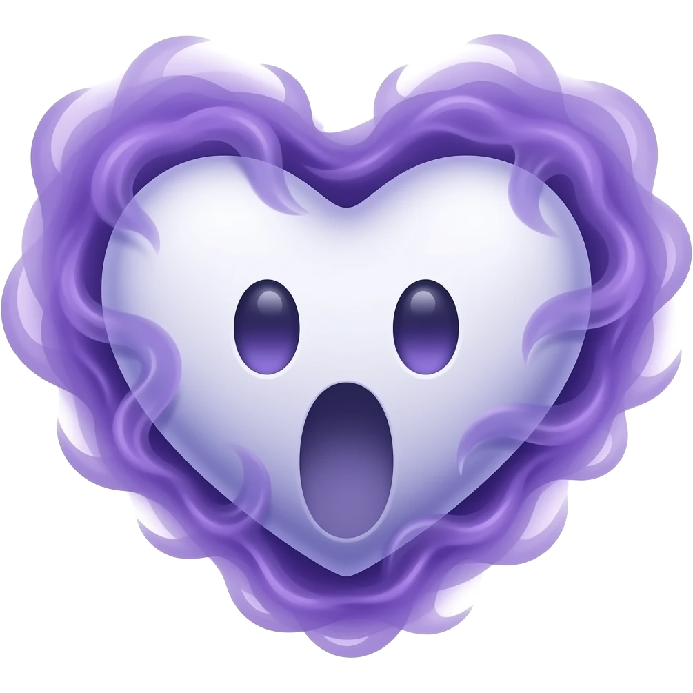 Ghastly Pokemon heart emoji