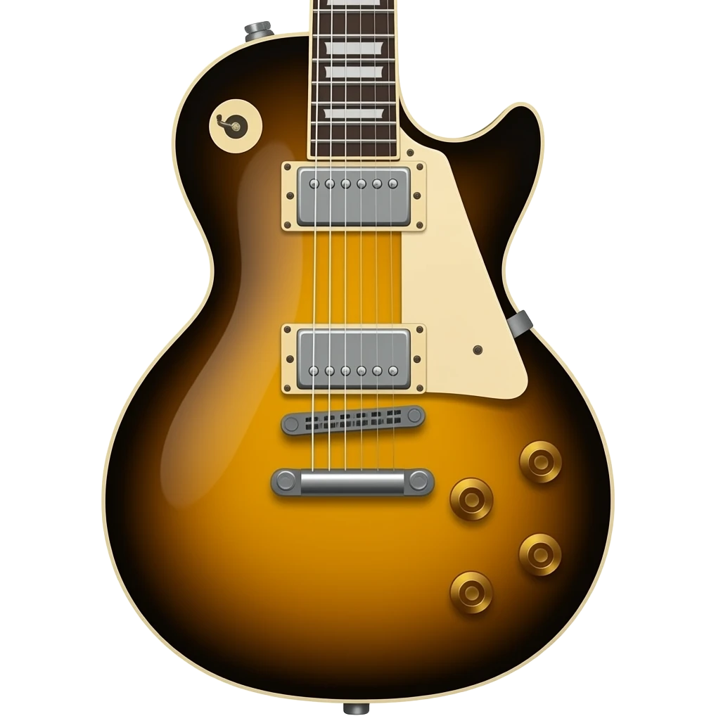 Black epiphone les paul vintage edition emoji