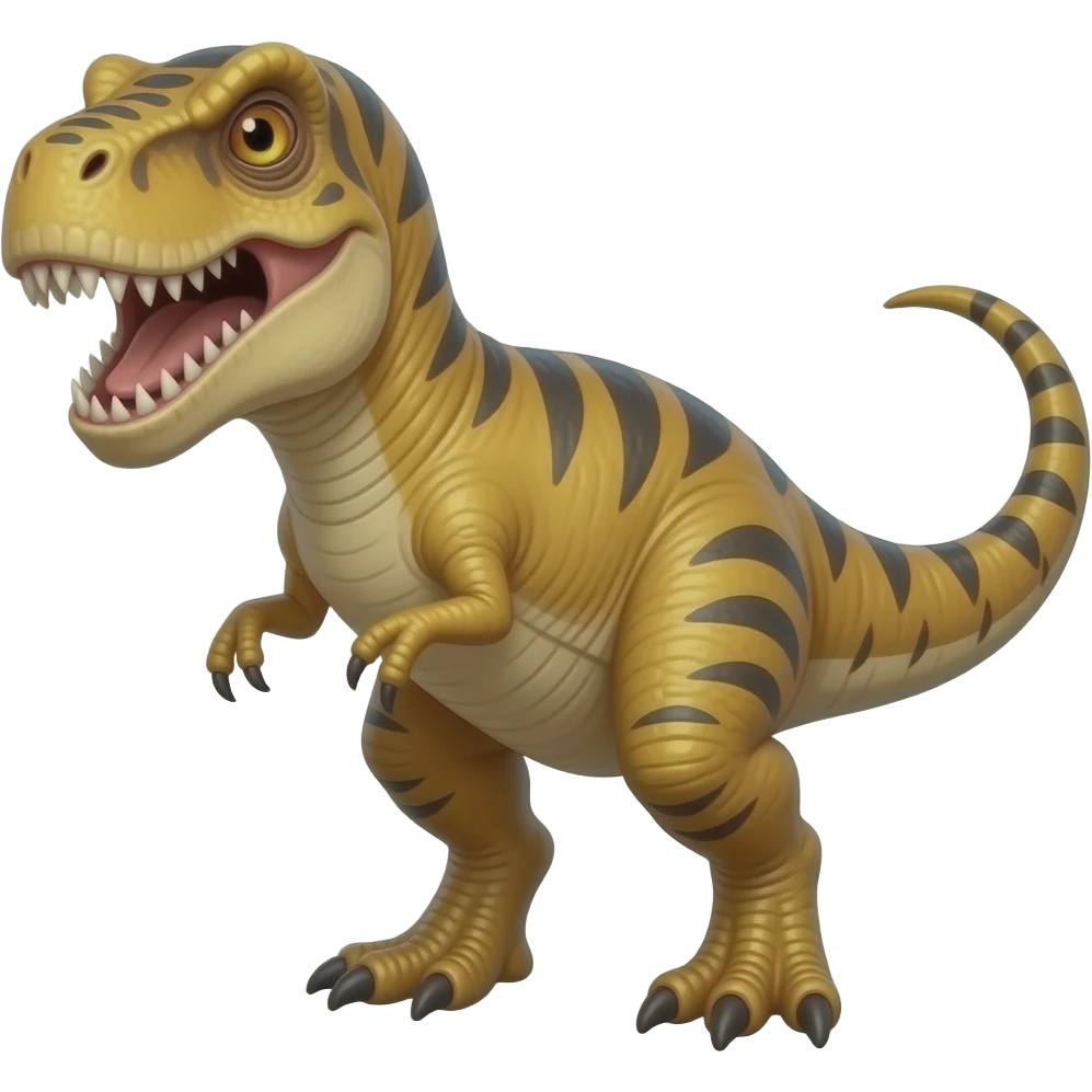 Create a angry dinosaur emoji