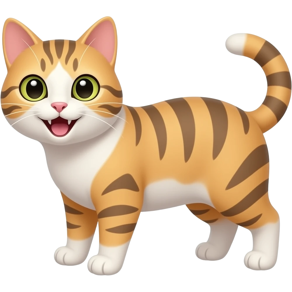 Happy cat emoji