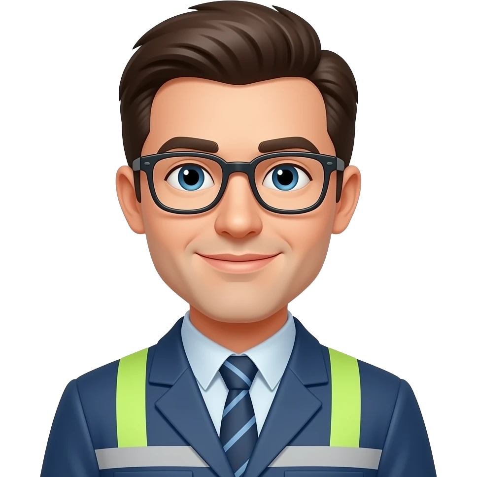 Engineer with glasses emoji