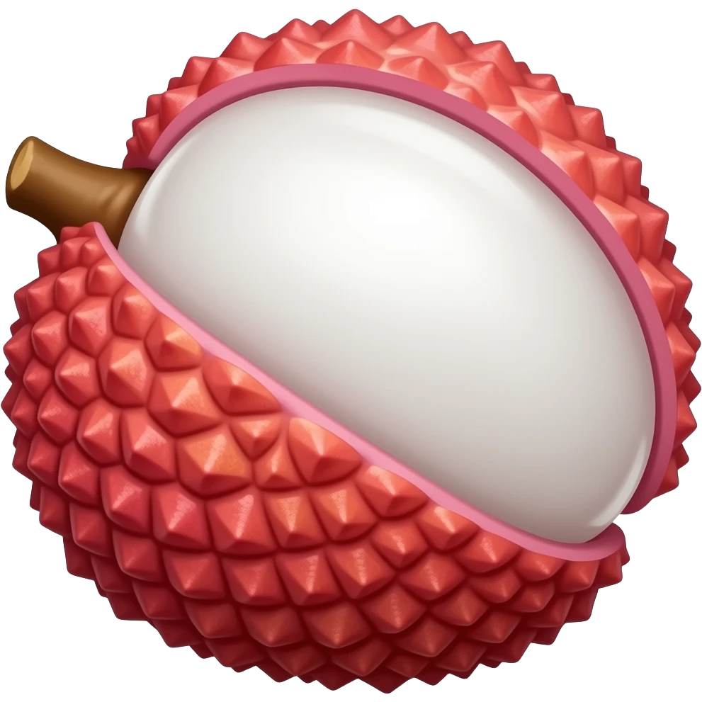 Lychee emoji