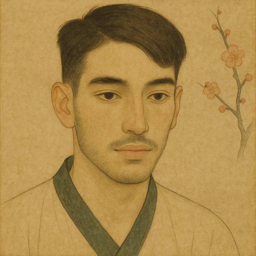  this picture in nihonga style emoji
