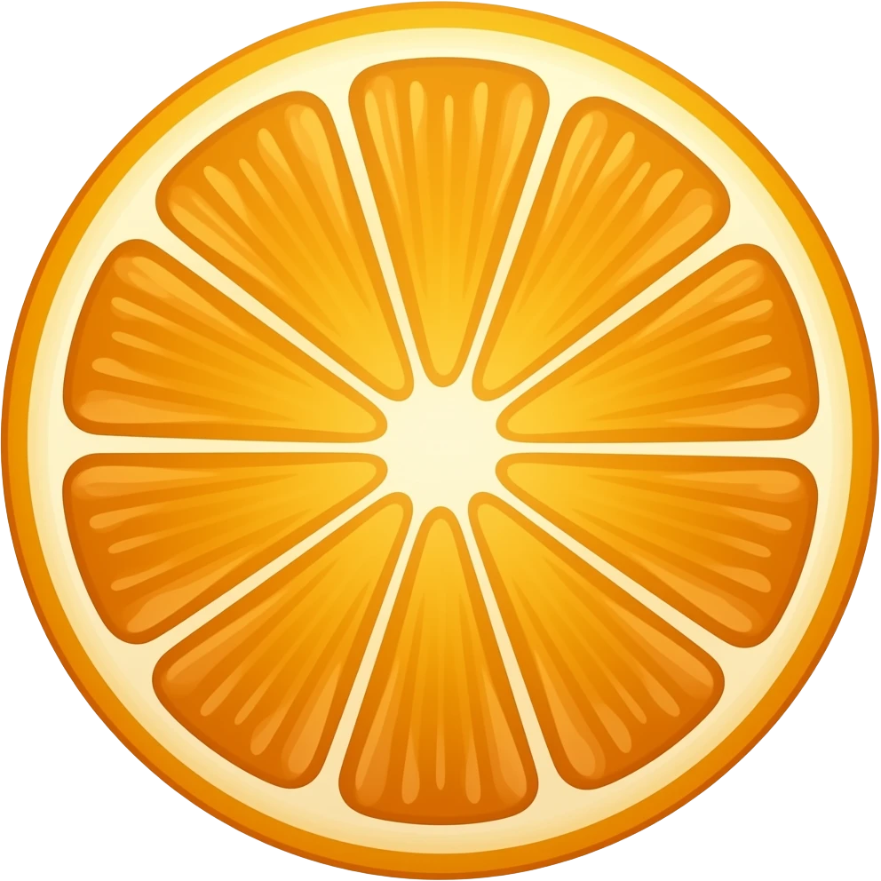 Orange slices emoji