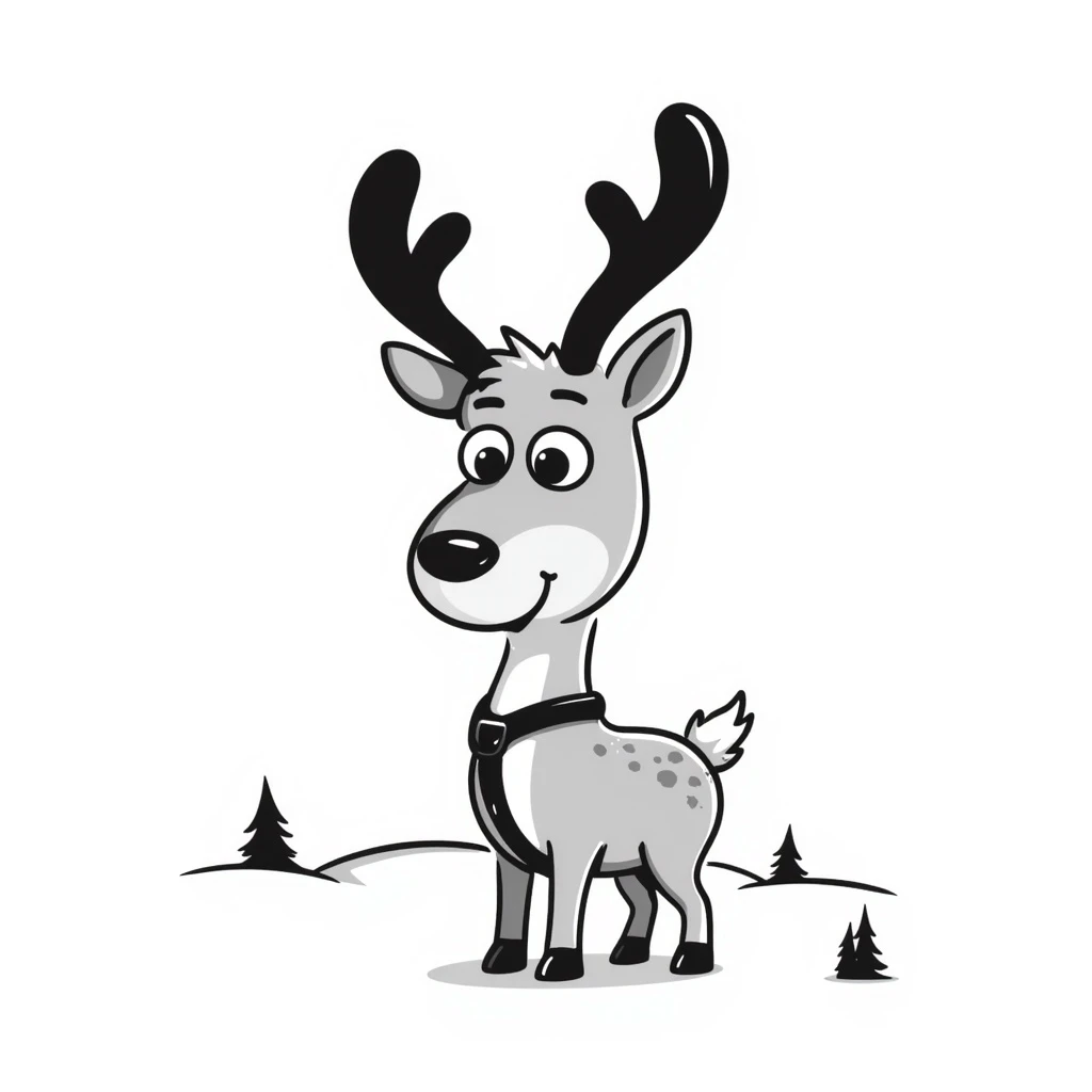Reindeer emoji