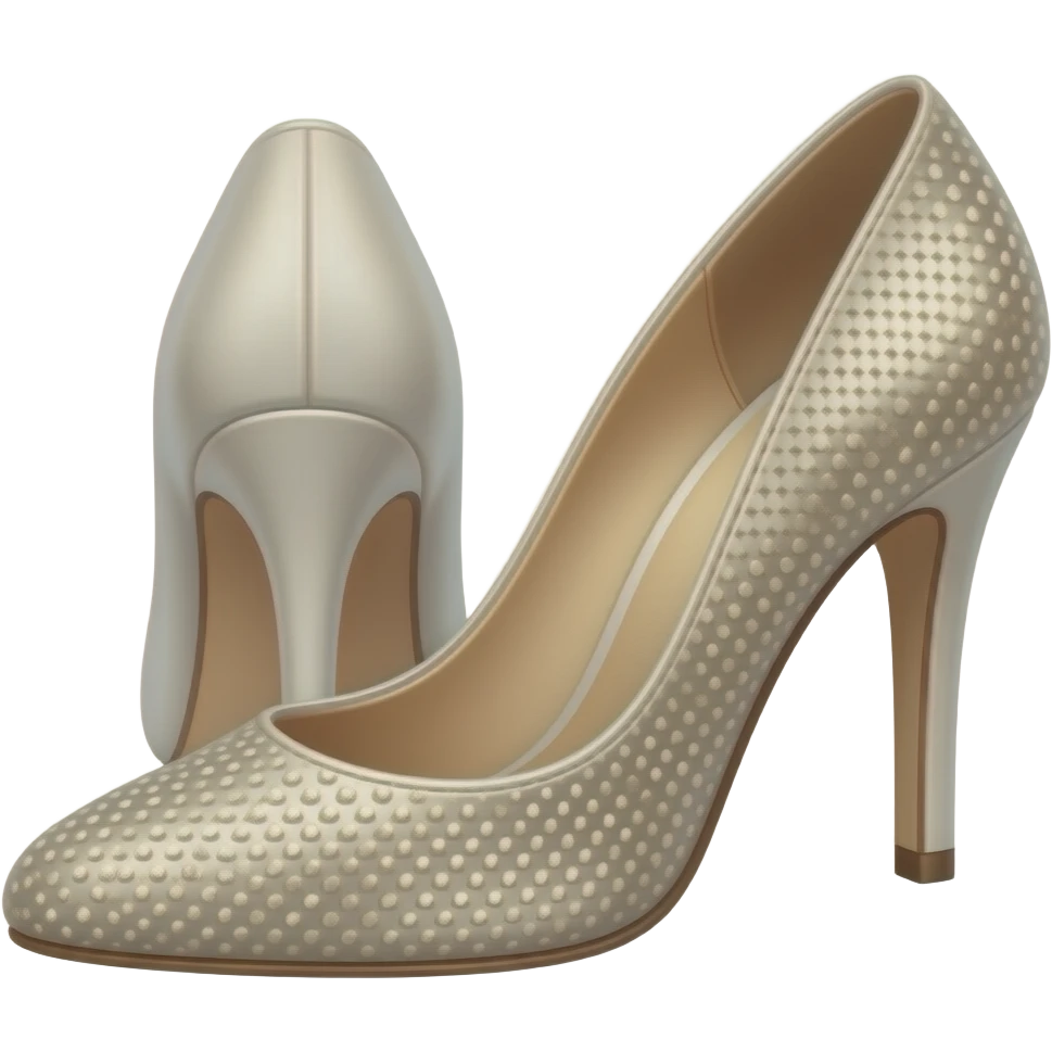 elegant woman shoes top view emoji