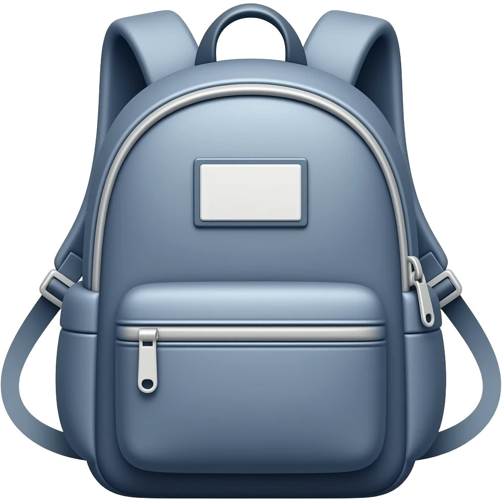 mochila with front view emoji