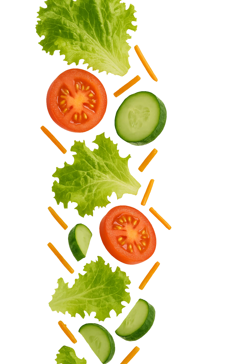 insalata che cade verticalmente emoji