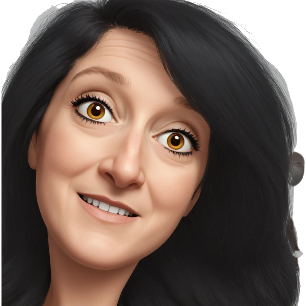 realistic portrait of girl emoji