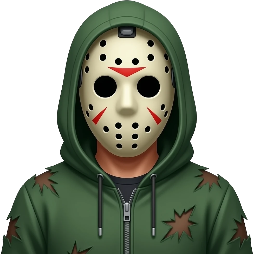 Jason from Friday 13th movie emoji