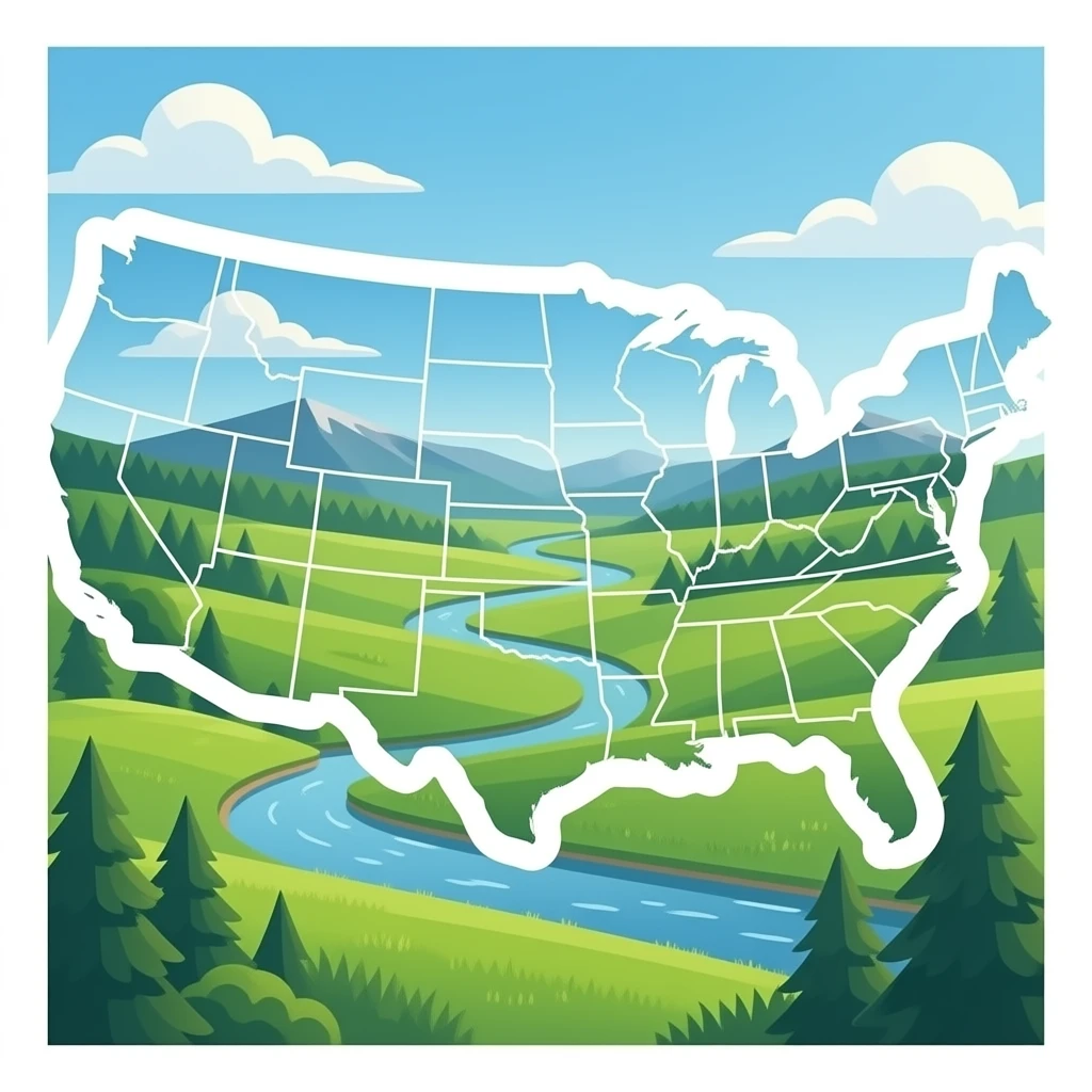 mapa usa emoji