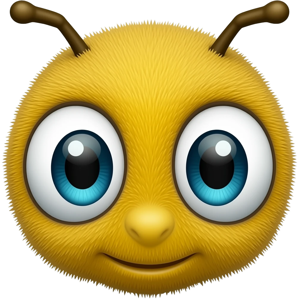 пчела где видно ее все глаза emoji