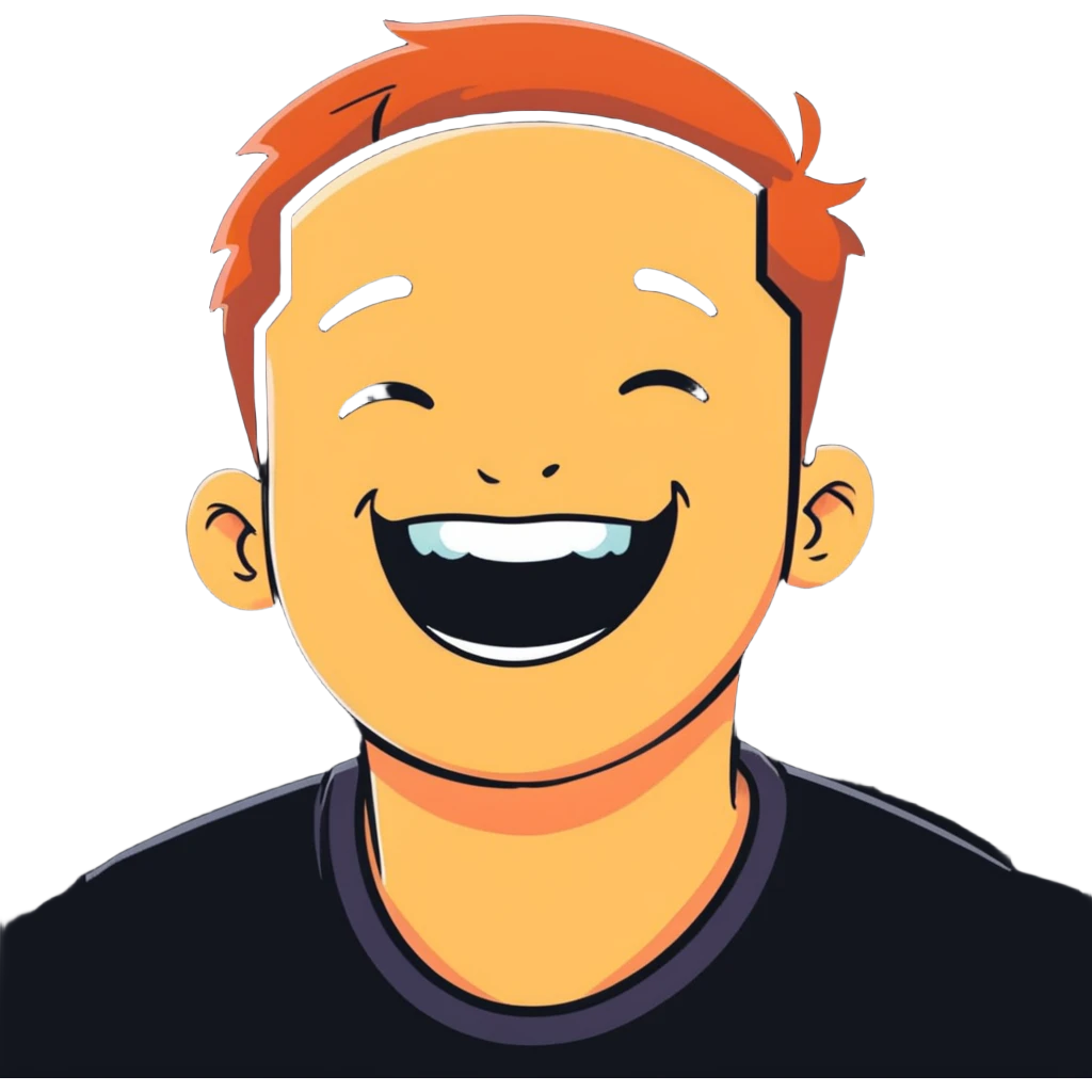 Guy choking his neck laughing crying emoji