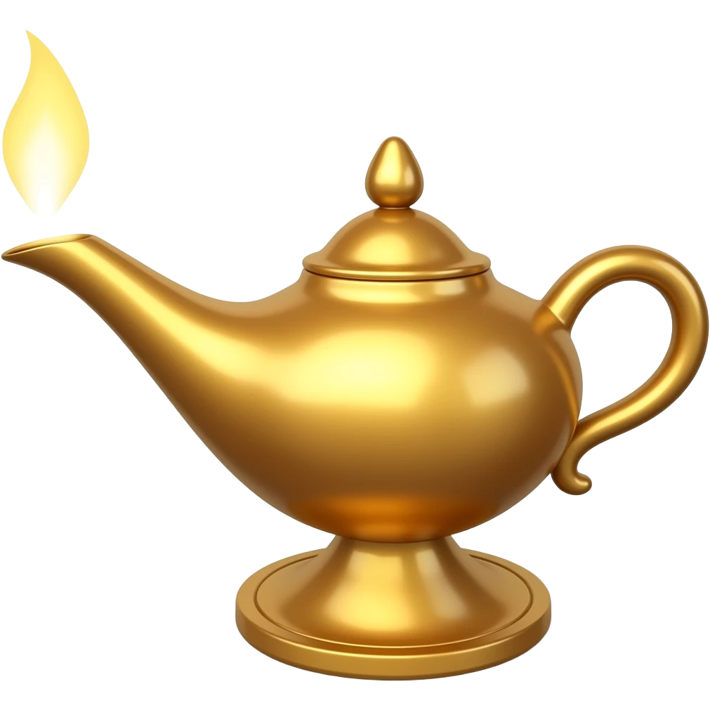 genie lamp emoji