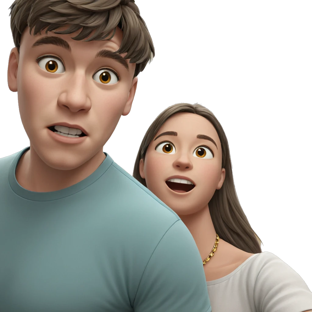 girl and boy indoors together emoji