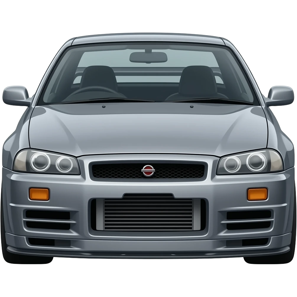 1992 Nissan Skyline GT-R JDM Sports emoji