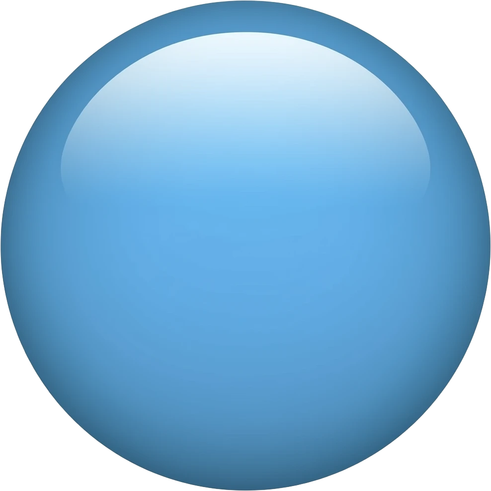 list bullet point emoji, round chape, color Sky blue (#87CEEB) emoji