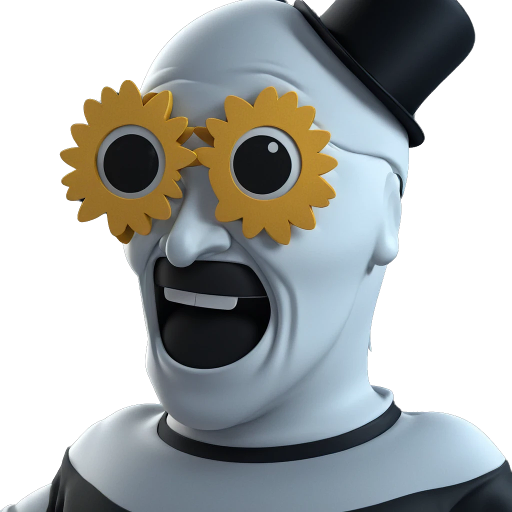 boy in top hat smiles emoji