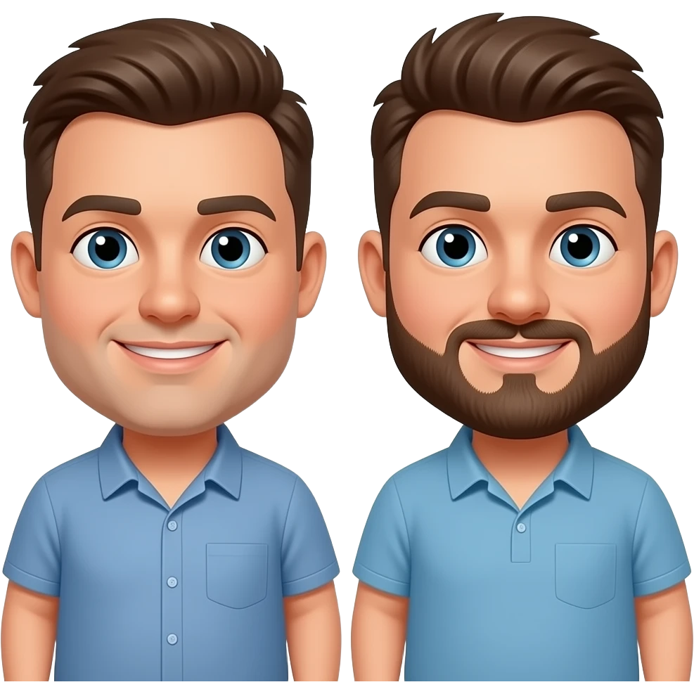 two gay fat men emoji