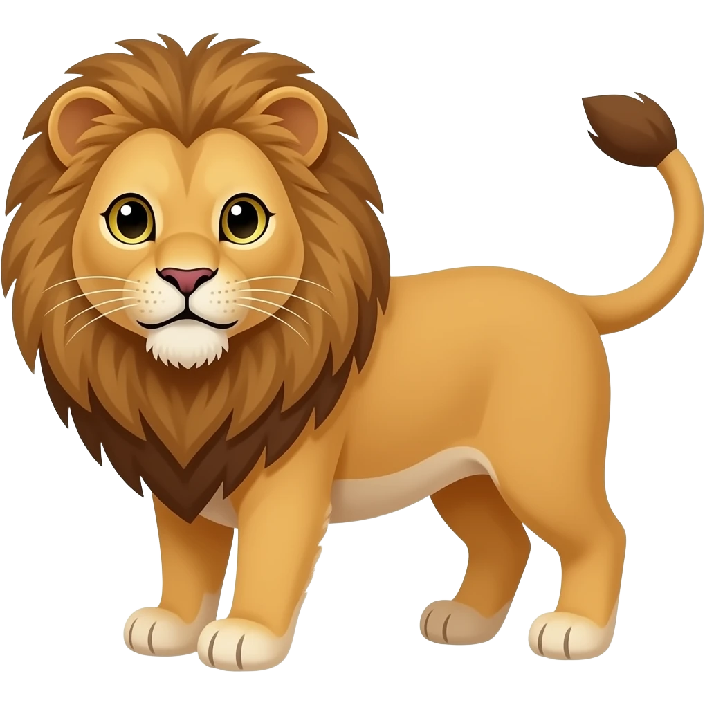 Lion cat emoji
