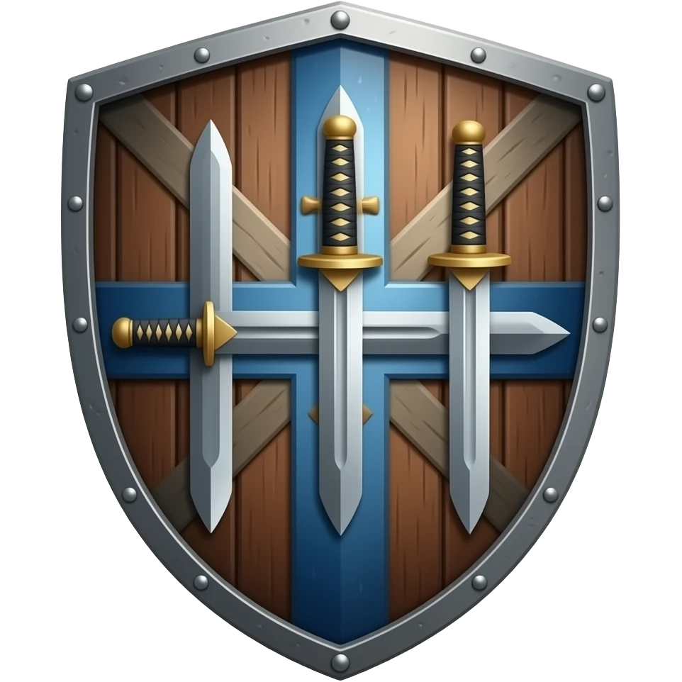3 katanas blason emoji