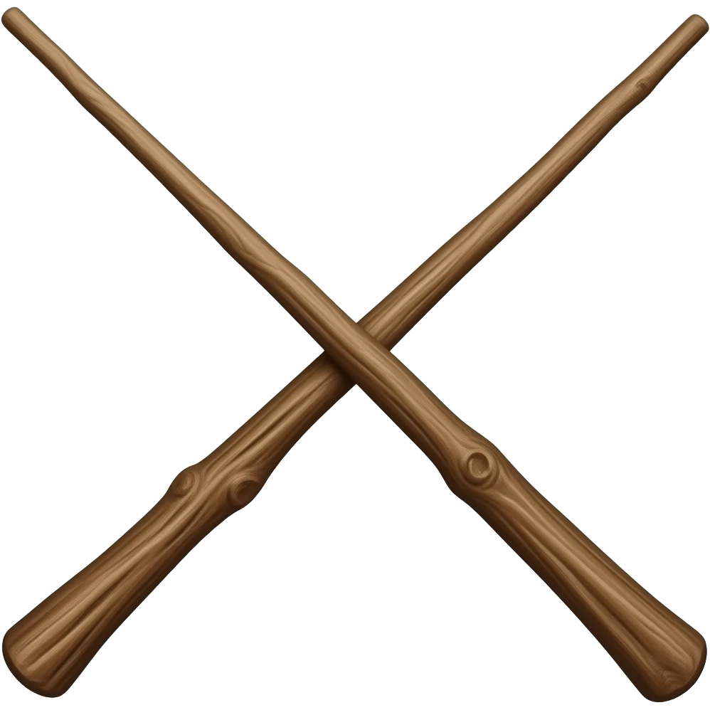 Baguette magique d’Harry Potter emoji