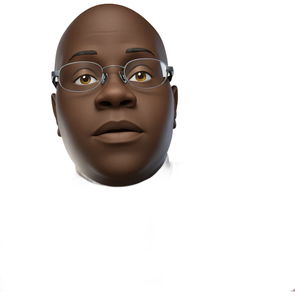 boy with glasses looking out emoji