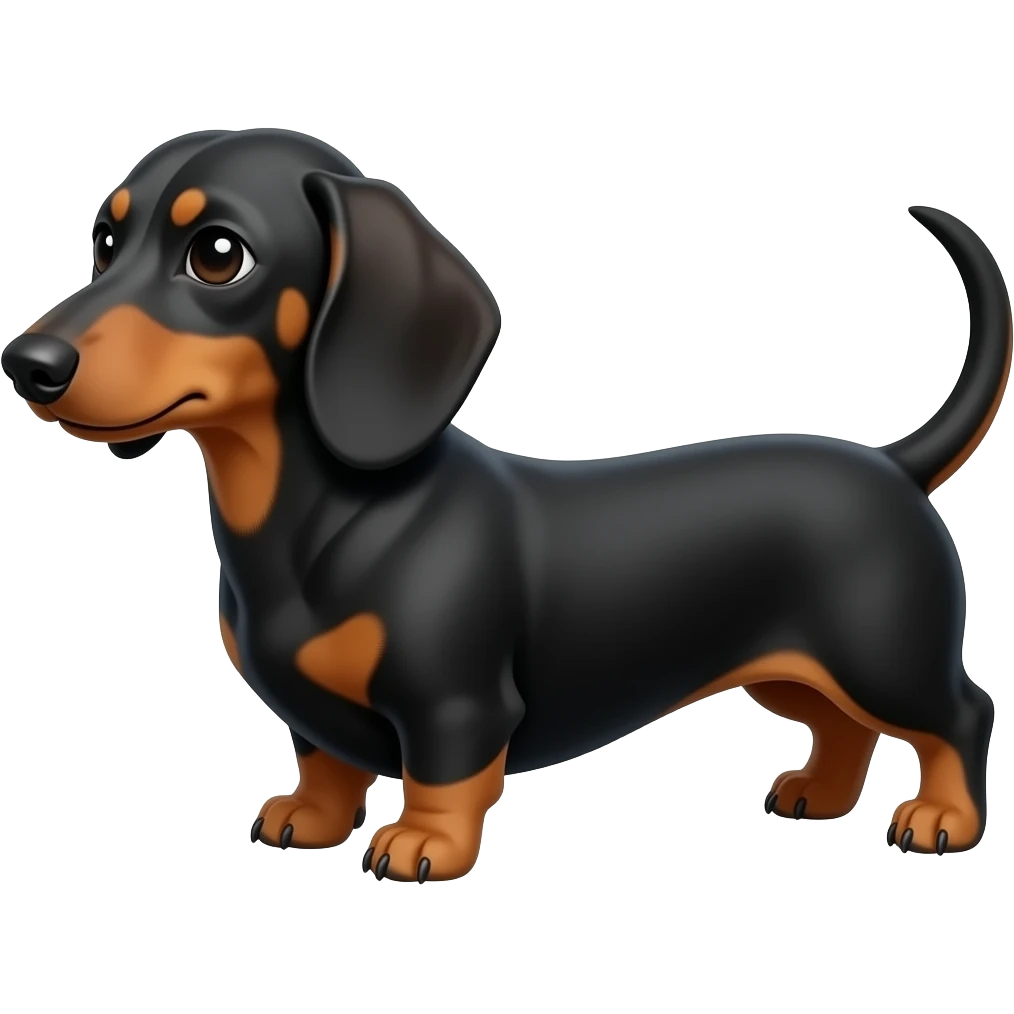dog dachshund emoji