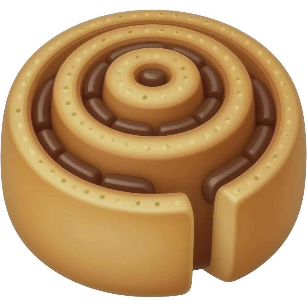 Dámelo en forma de sticker para Whatsapp un roll de canela emoji